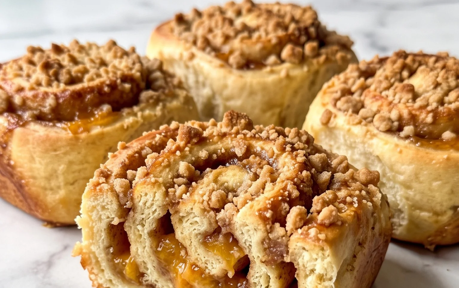 Brioches Cannelle Pêche Croustillantes : Recette Automnale